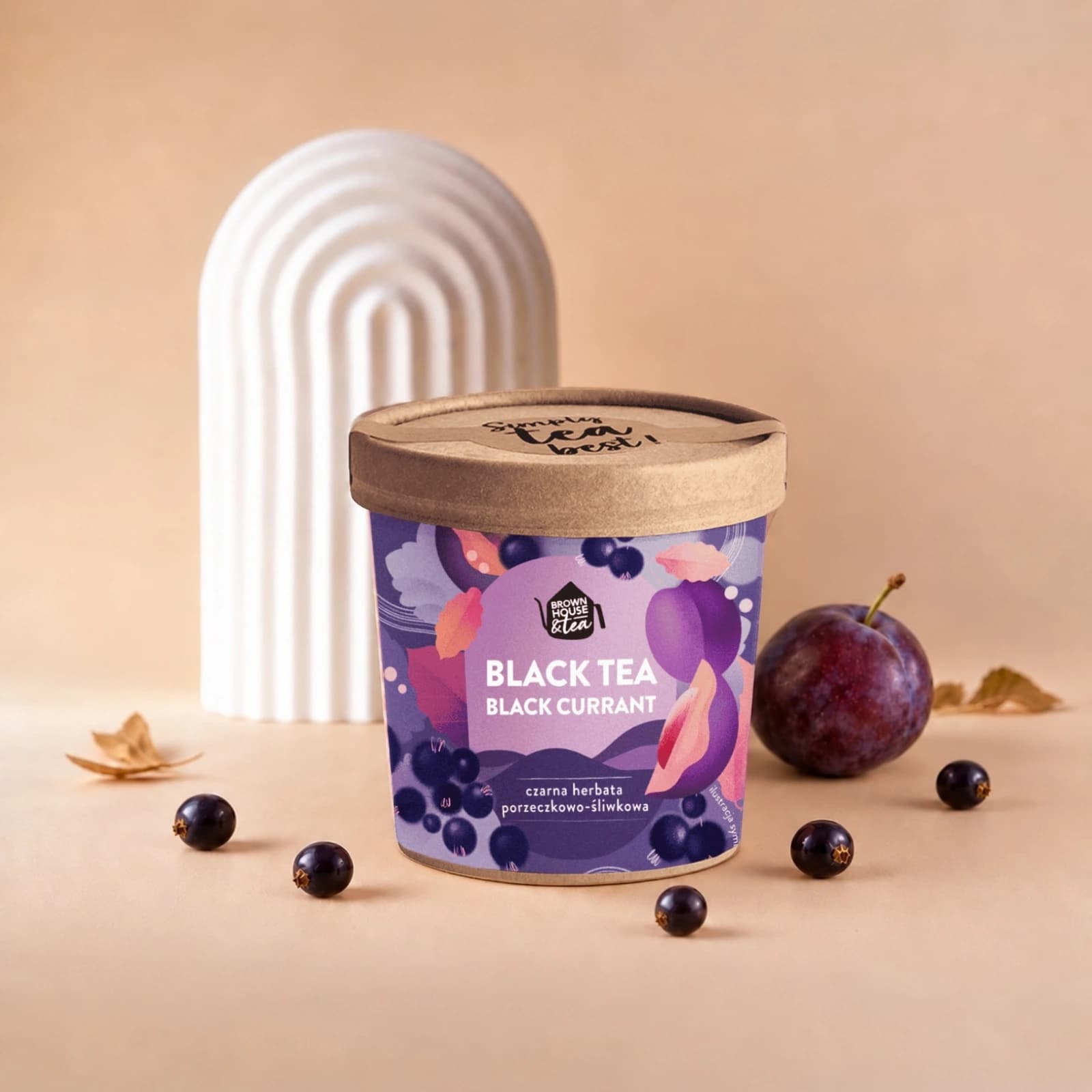 Black Tea Black Currant – czarna herbata porzeczkowo-śliwkowa – zdjęcie 1