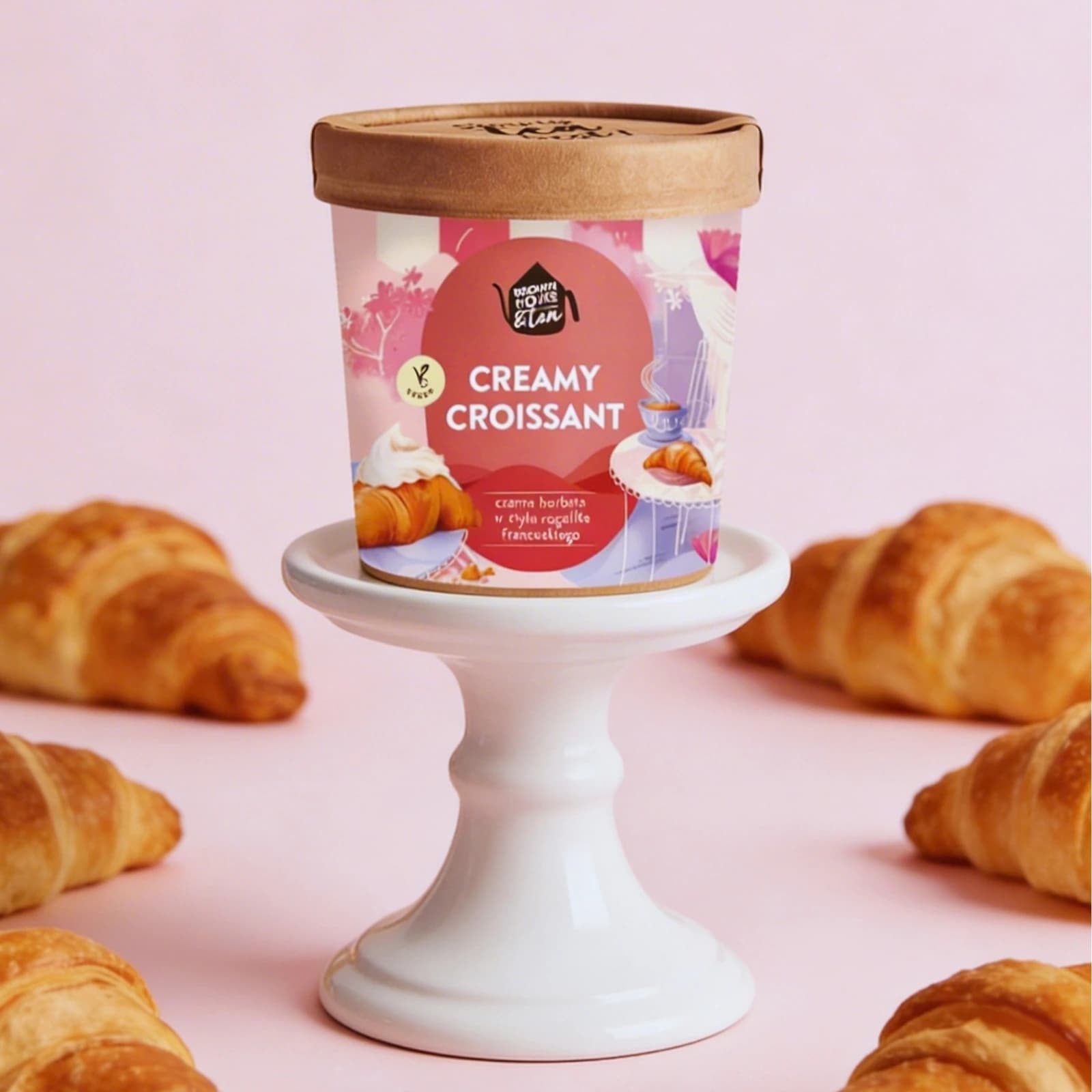 CREAMY CROISSANT - czarna herbata w stylu rogalika francuskiego – zdjęcie 1
