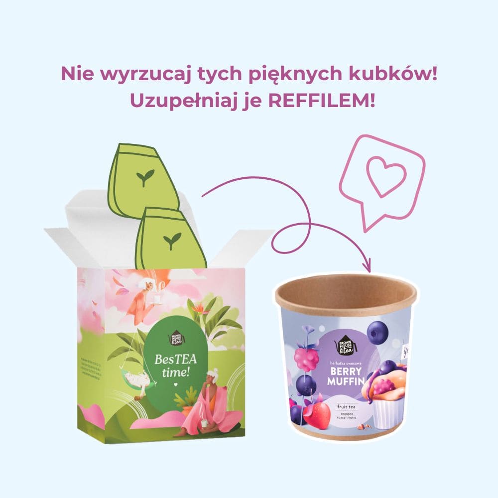 berry muffin uzupełnienie refill hebatki babeczkowej rooibos