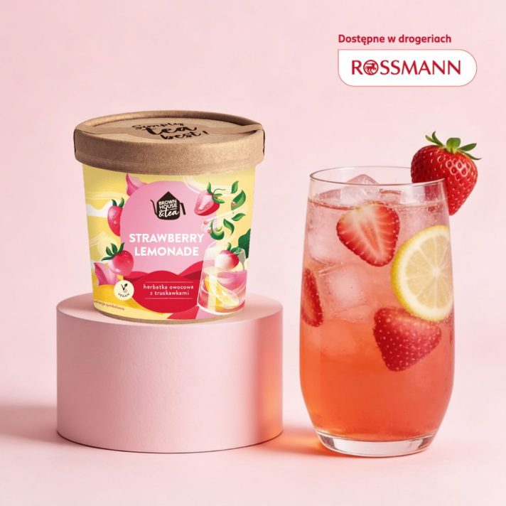 STRAWBERRY LEMONADE – herbatka owocowa z truskawkami