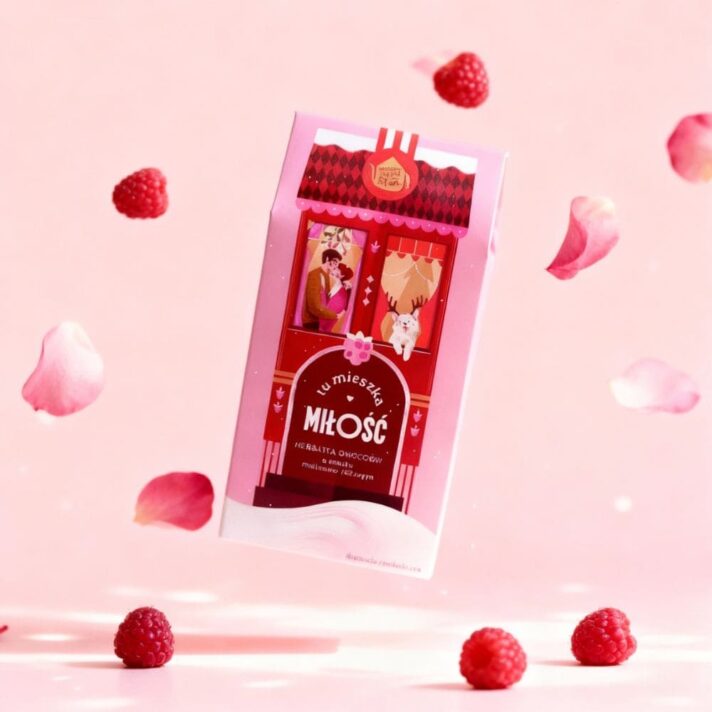 Tu mieszka MIŁOŚĆ – herbatka owocowa o smaku malinowo-różanym