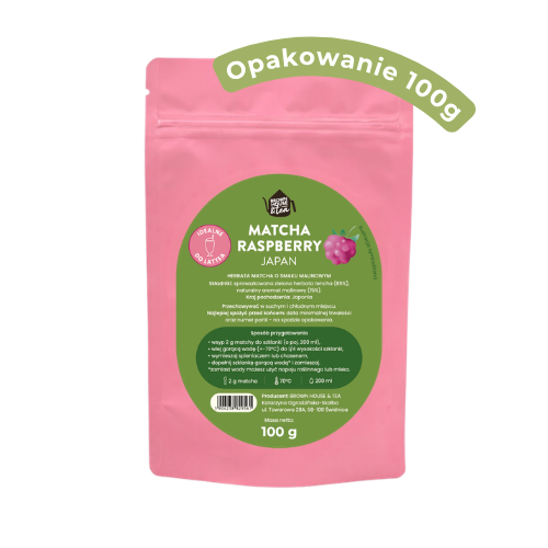 MATCHA RASPBERRY JAPAN - codzienna o smaku malinowym 40g