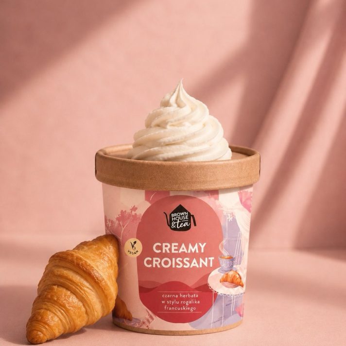 CREAMY CROISSANT - czarna herbata w stylu rogalika francuskiego